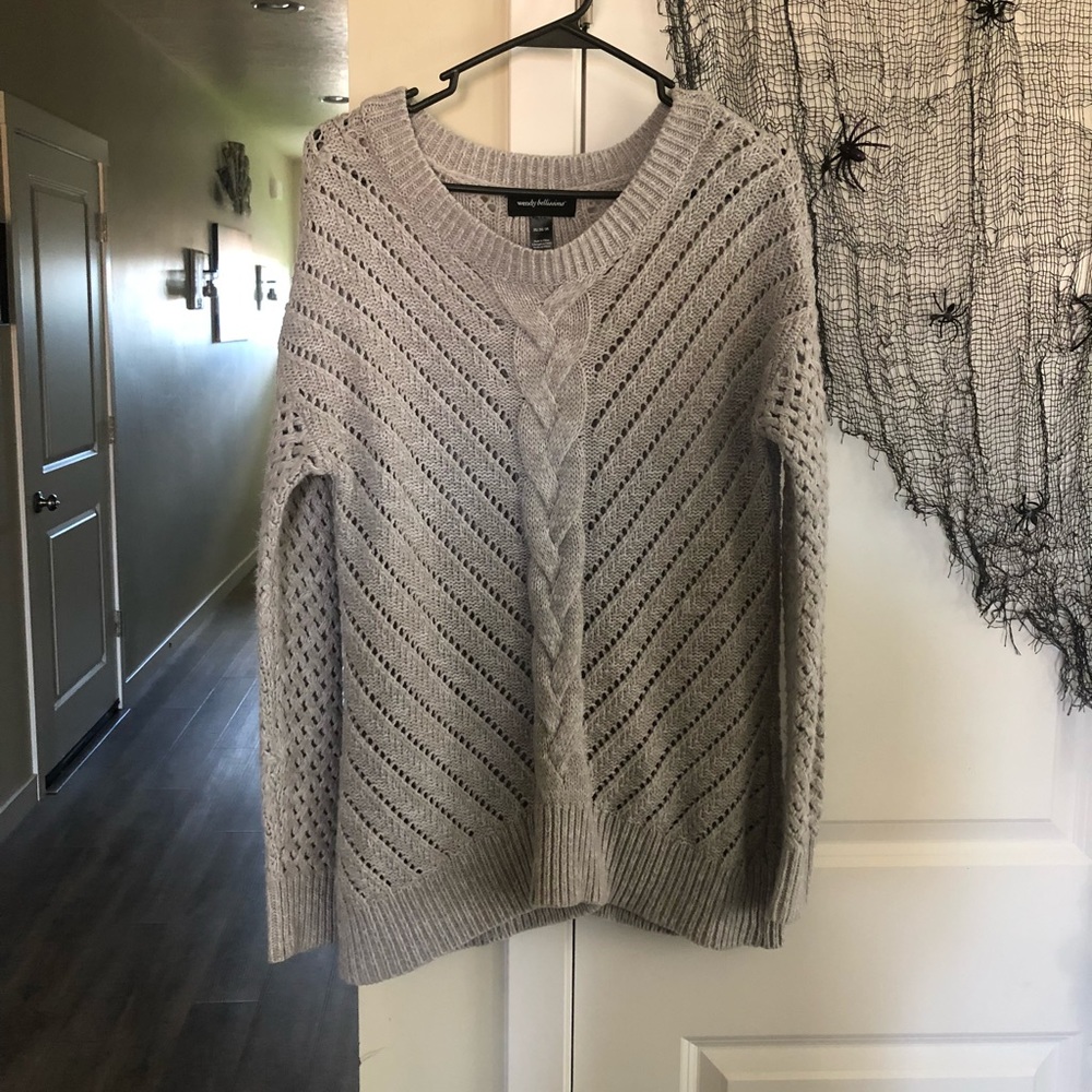 Cozy gray sweater